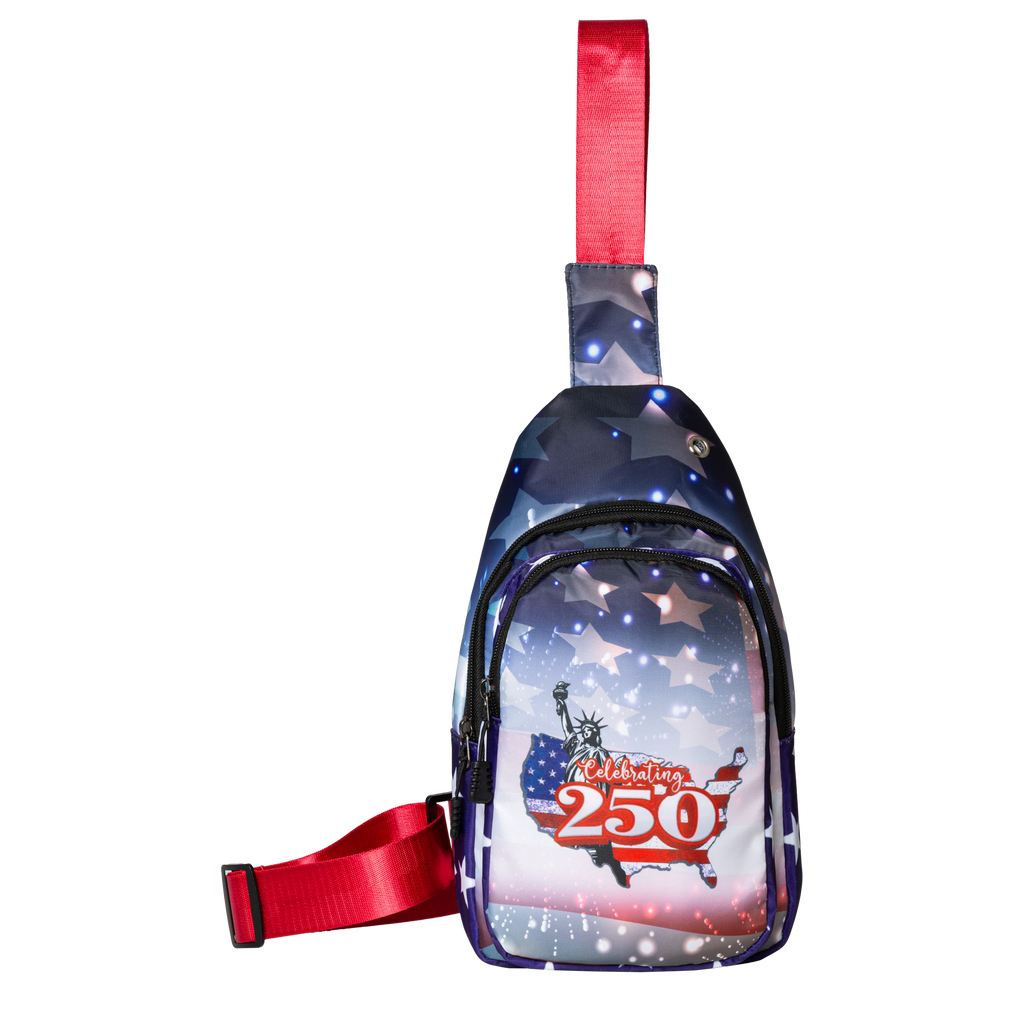 US Celebrates 250 Sling Bag - LBRT MAP Edition