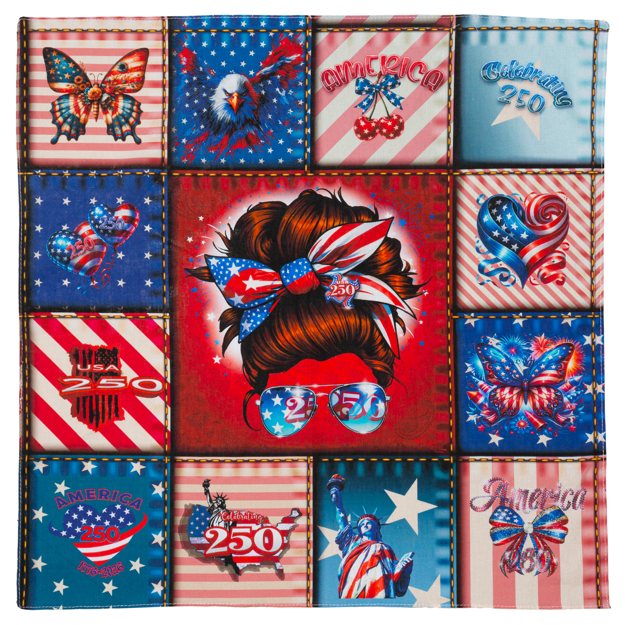 US Celebrates 250 Bandana Set of 3 Edition | Flags & Outdoor Accents