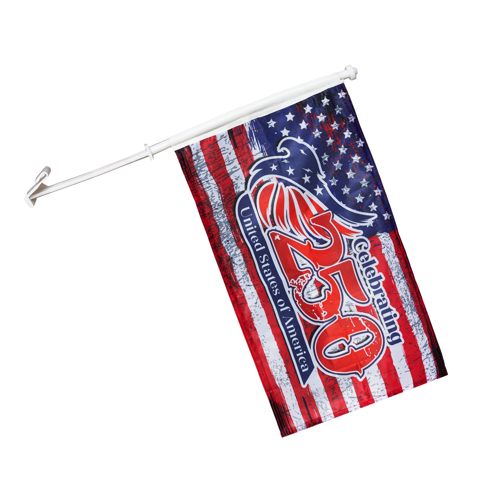 US Celebrates 250 Car Flag - MAIN LOGO Edition