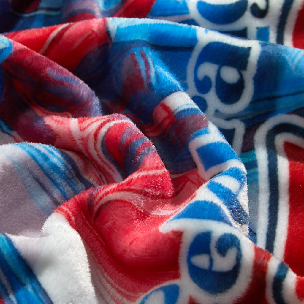 US Celebrates 250 Plush Blanket - LBRT MAP Edition