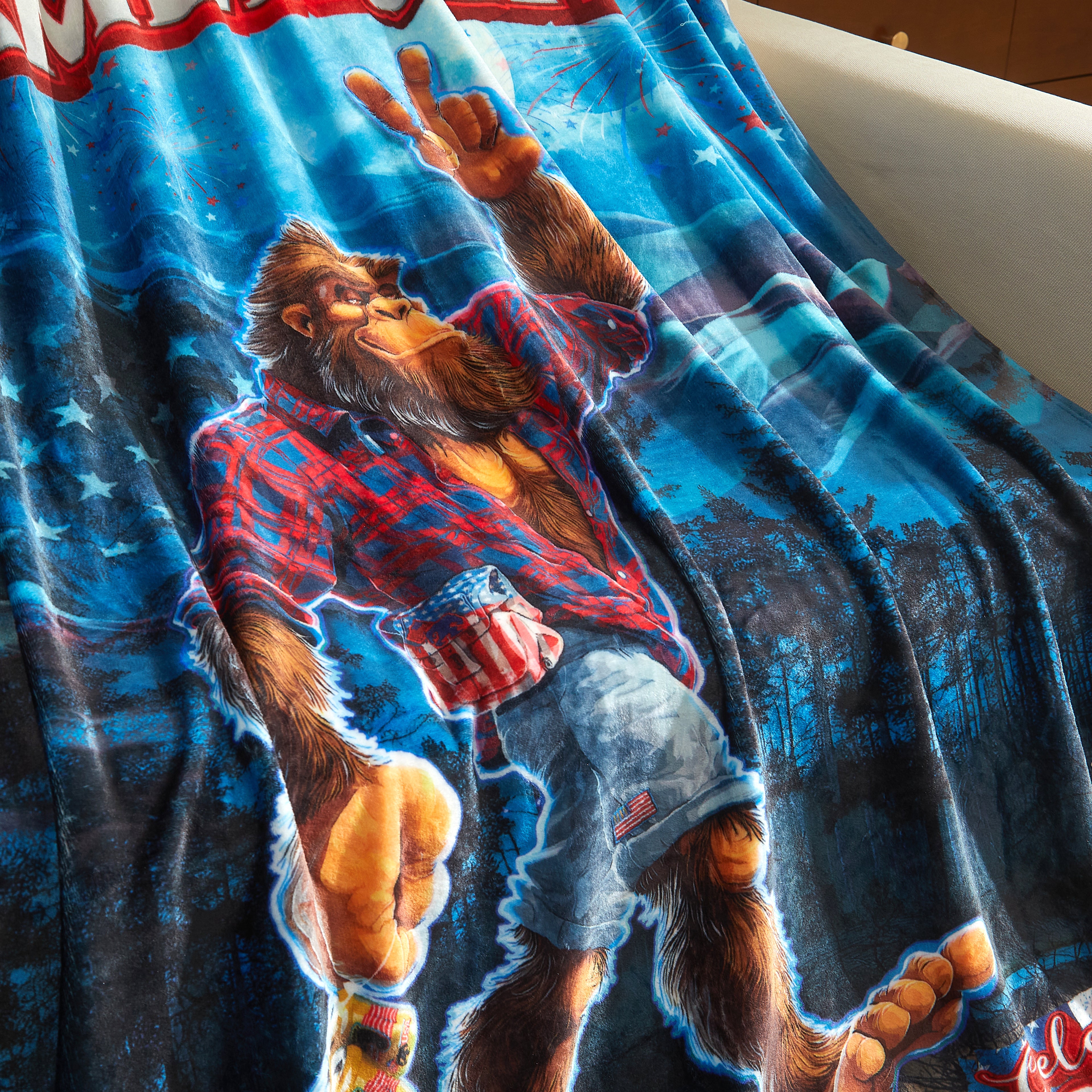 US Celebrates 250 Plush Blanket - LBRT MAP Edition