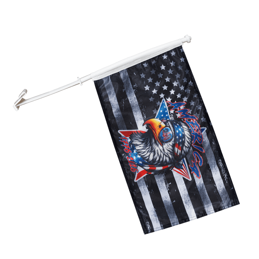 US Celebrates 250 Car Flag - SPRSTR EG Edition - US Celebrates 250