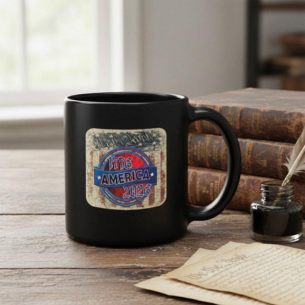 Ceramic Mug – 15 oz - 1776-2026 | US Celebrates 250 Official