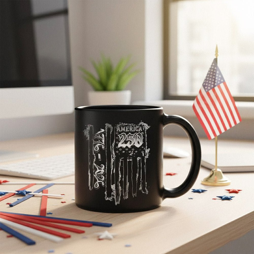 US Celebrates 250 Ceramic Mug – 15 oz - BRUNGE - US Celebrates 250