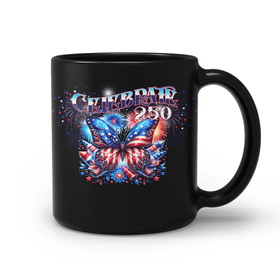 Ceramic Mug – 15 oz - BUTTERFLY | US Celebrates 250 Official