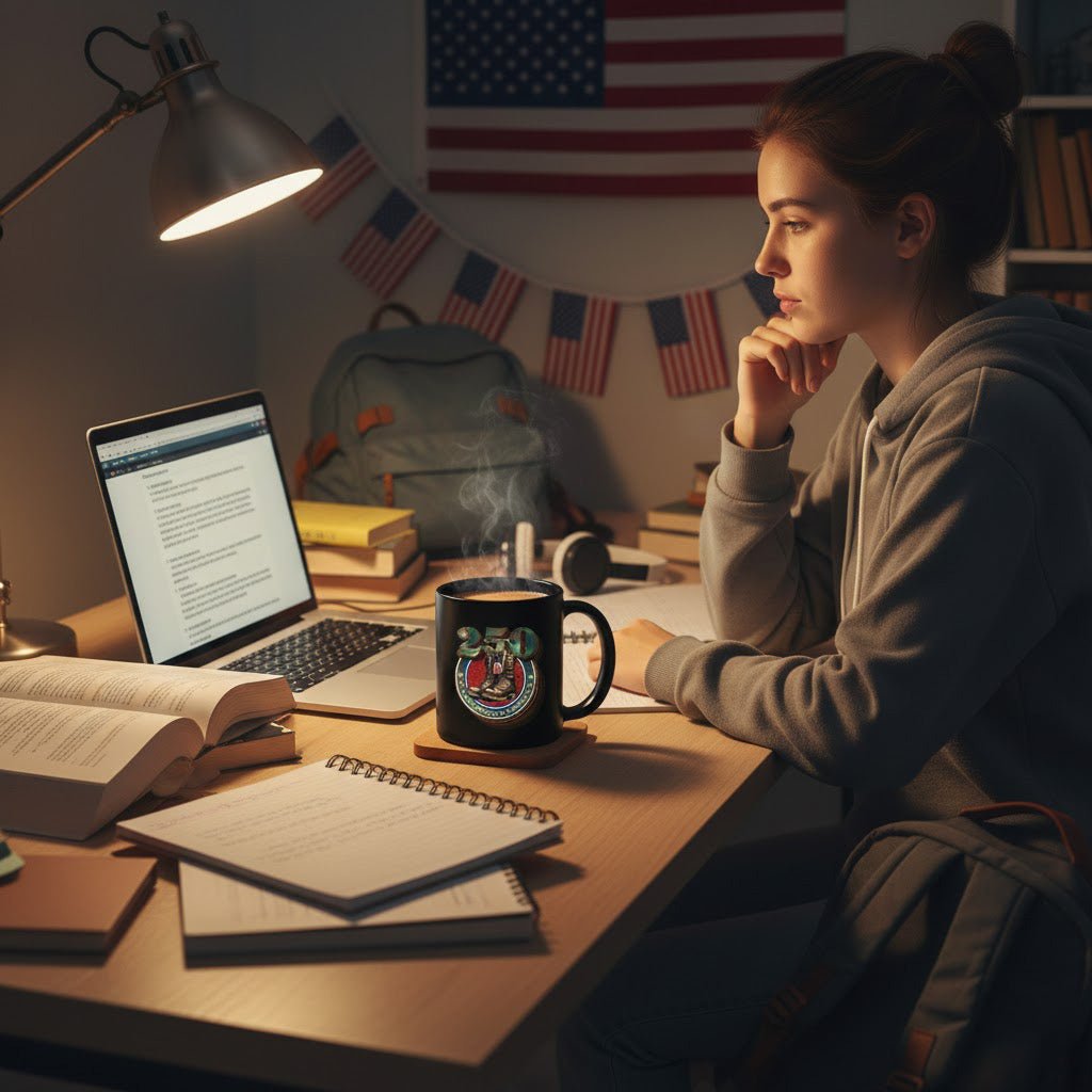 US Celebrates 250 Ceramic Mug – 15 oz - DT_BOOTS - US Celebrates 250