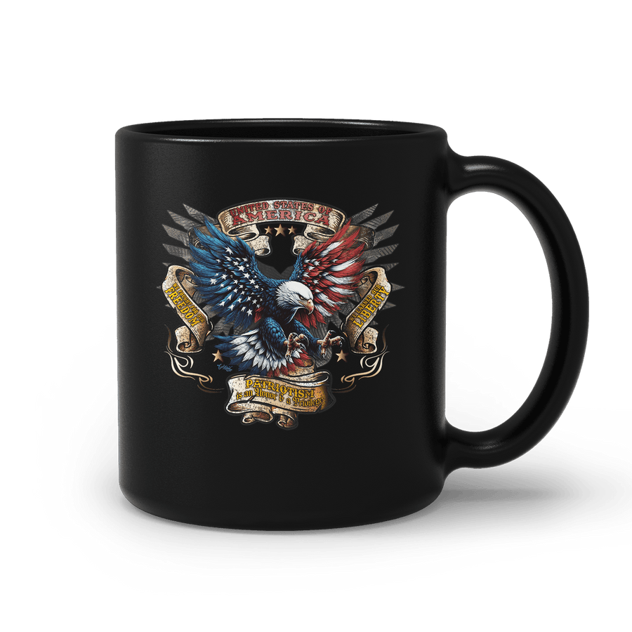 Ceramic Mug – 15 oz - EAGLE AF | US Celebrates 250 Official