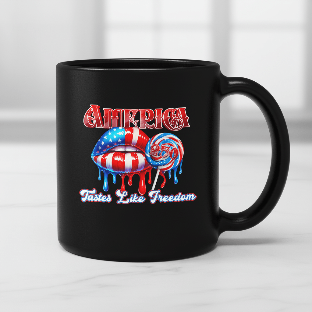 US Celebrates 250 Ceramic Mug – 15 oz - FREEDOM - US Celebrates 250