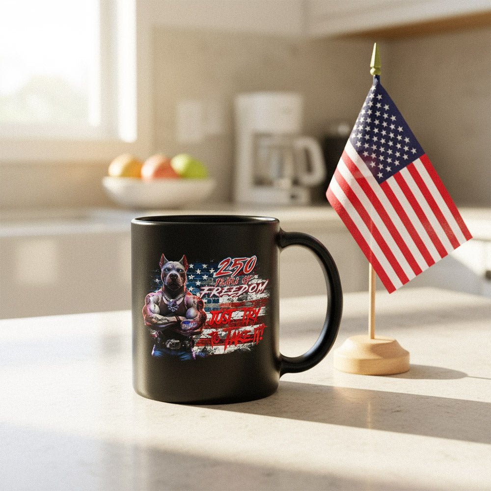 US Celebrates 250 Ceramic Mug – 15 oz - PIT JTTTI - US Celebrates 250