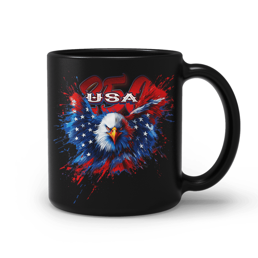 Ceramic Mug – 15 oz - WTP EAGLE | US Celebrates 250 Official