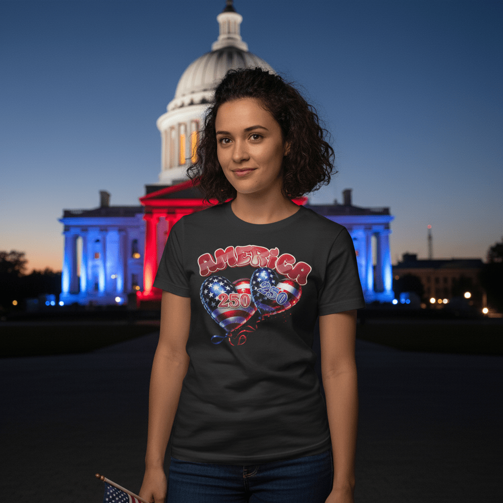 US Celebrates 250 Classic Unisex Tee - BALLONS - US Celebrates 250