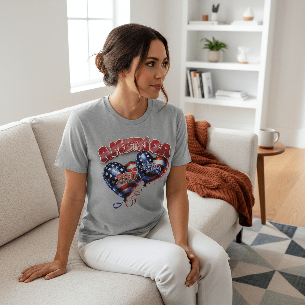 US Celebrates 250 Classic Unisex Tee - BALLONS - US Celebrates 250