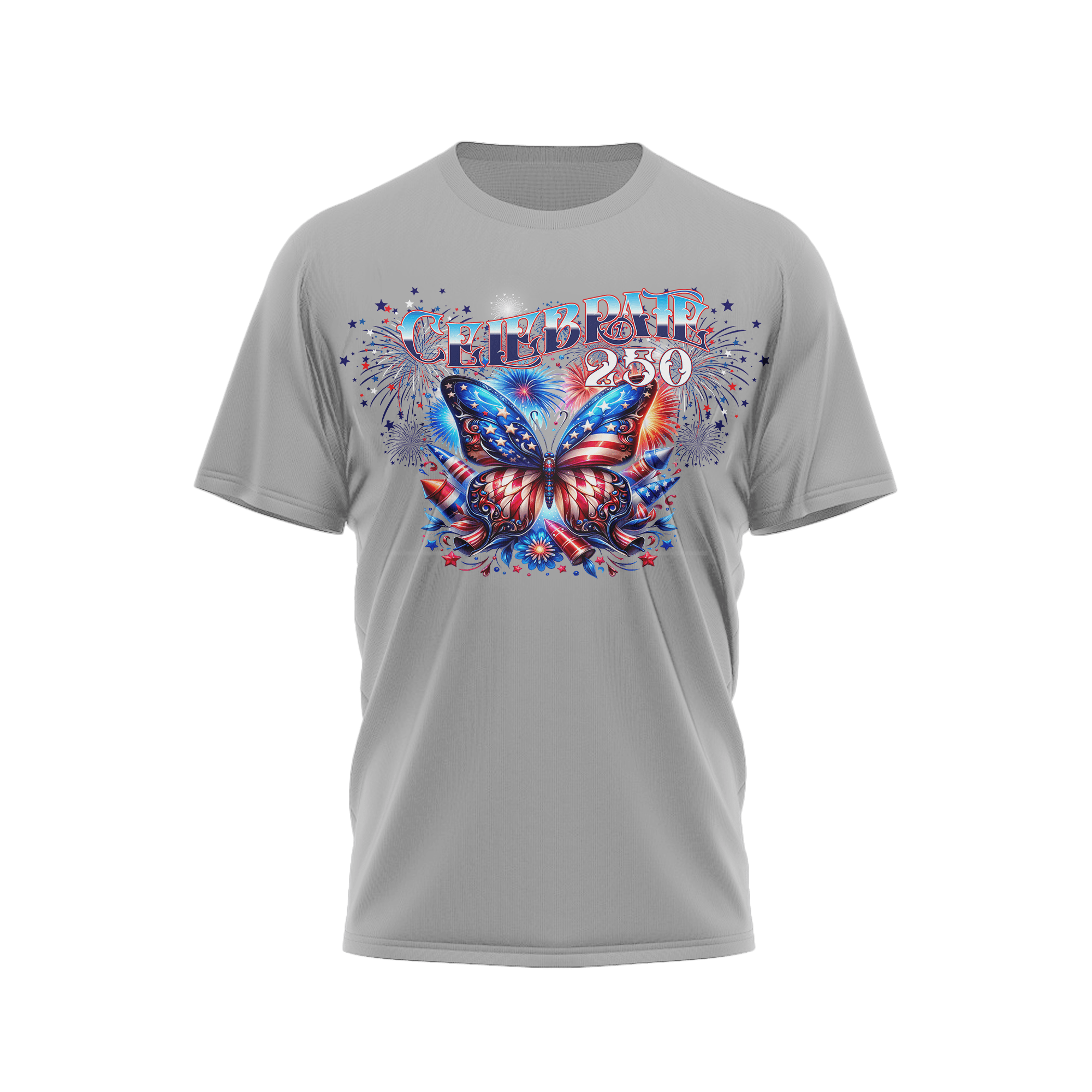US Celebrates 250 Classic Unisex Tee - BUTTERFLY - US Celebrates 250
