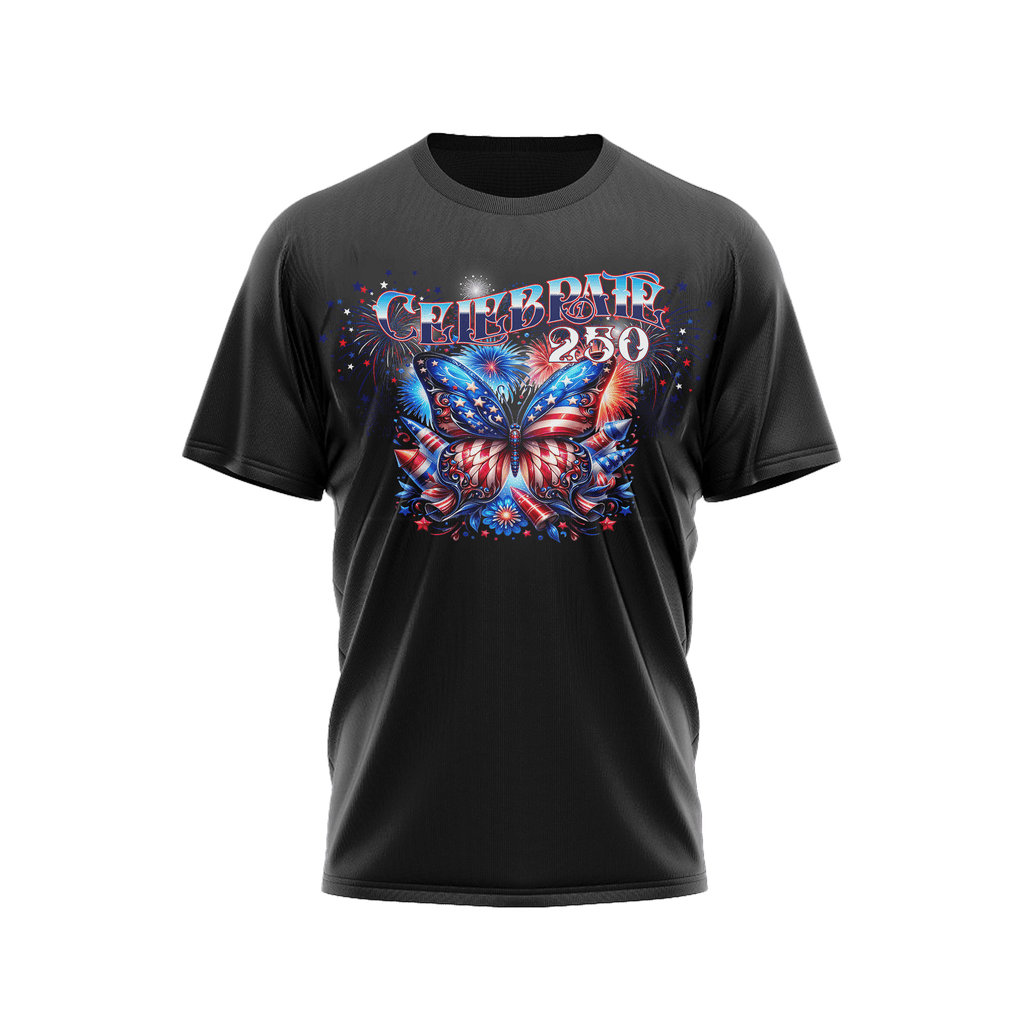 US Celebrates 250 Classic Unisex Tee - BUTTERFLY - US Celebrates 250