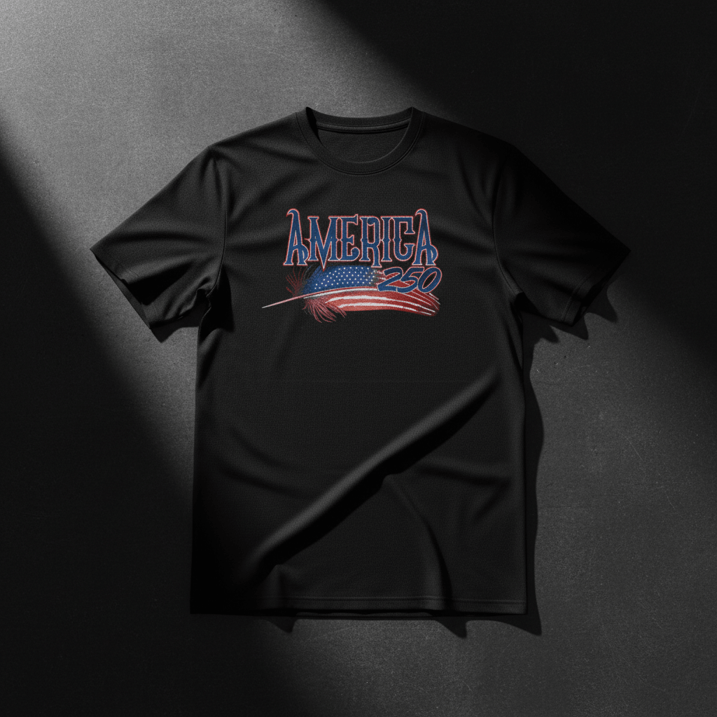 US Celebrates 250 Classic Unisex Tee - FEATHER - US Celebrates 250
