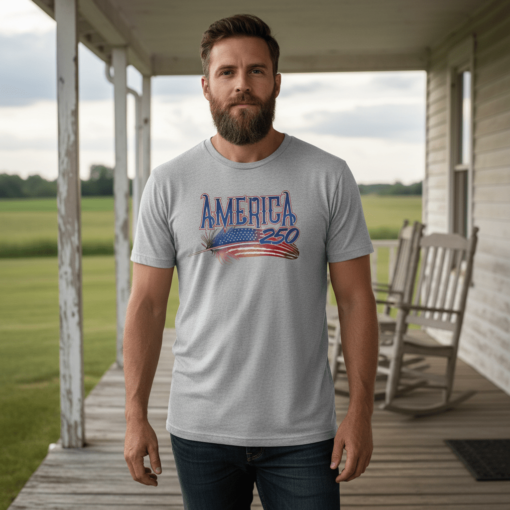 US Celebrates 250 Classic Unisex Tee - FEATHER - US Celebrates 250