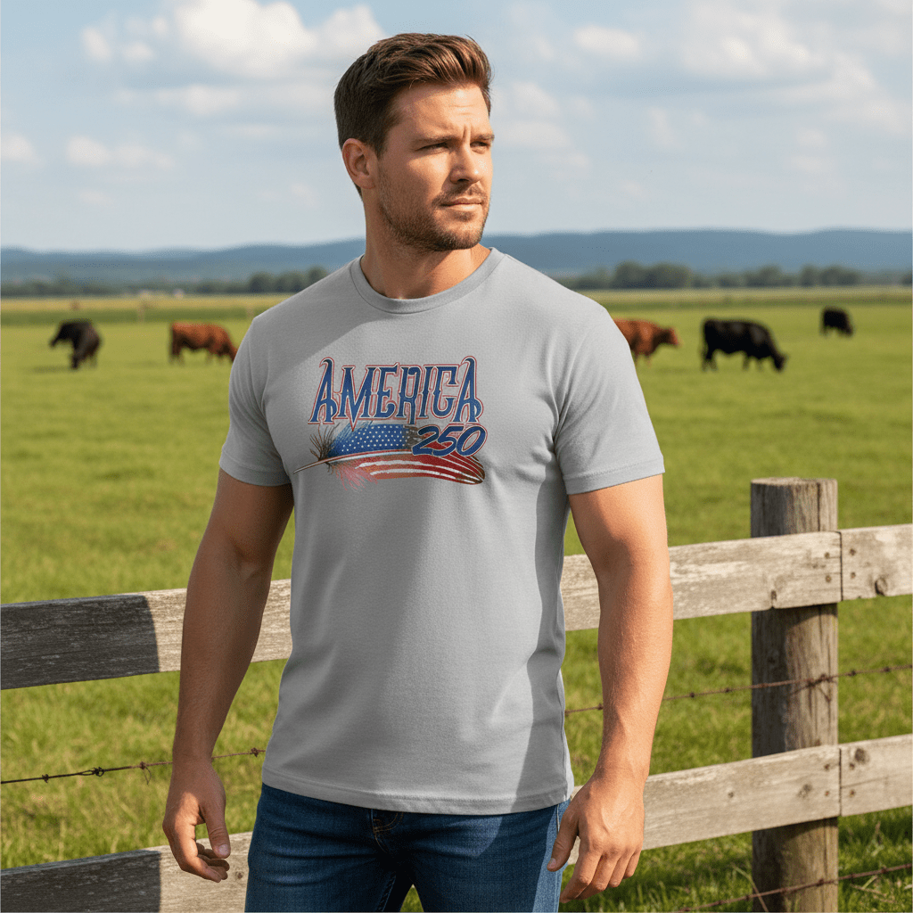 US Celebrates 250 Classic Unisex Tee - FEATHER - US Celebrates 250