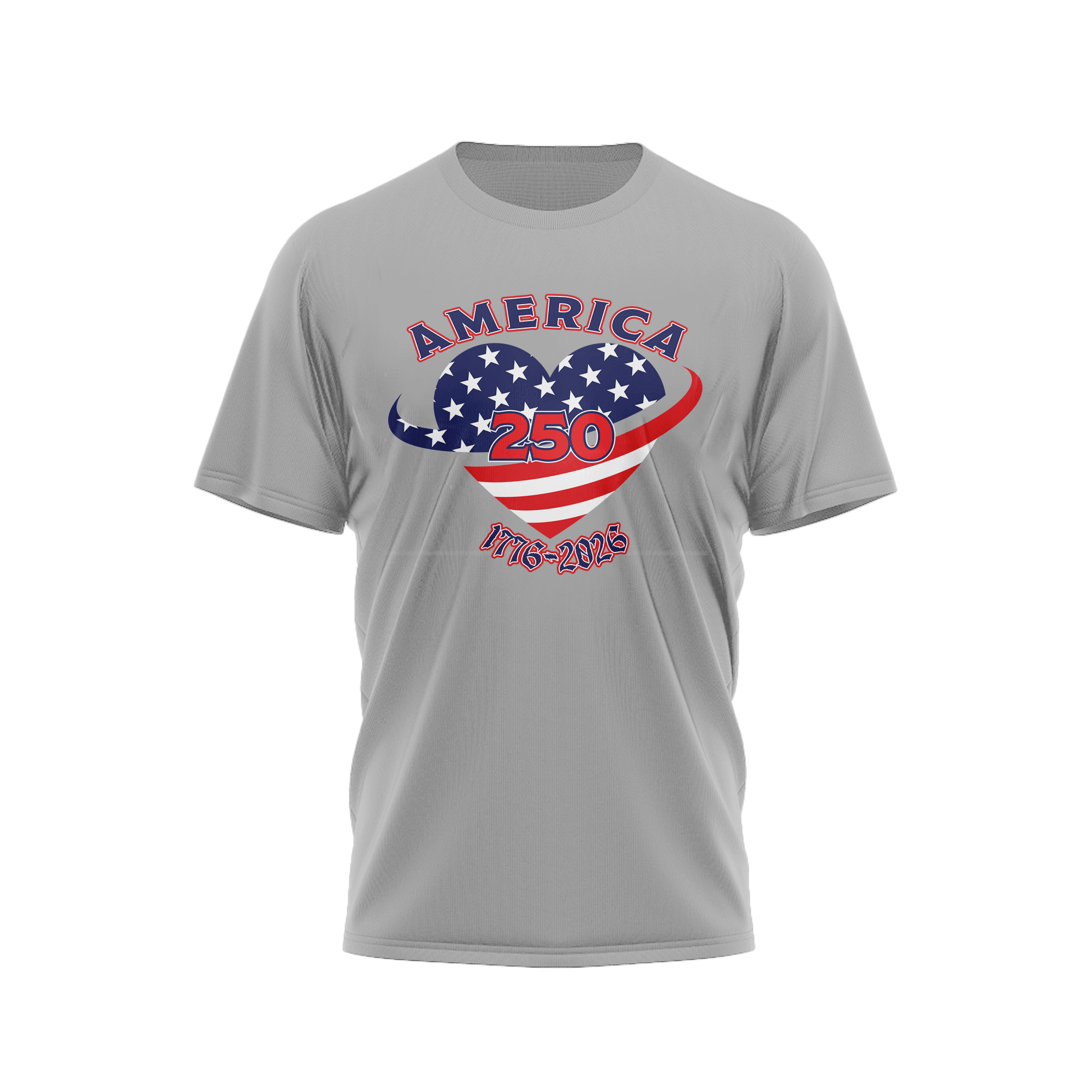 US Celebrates 250 Classic Unisex Tee - HEART - US Celebrates 250