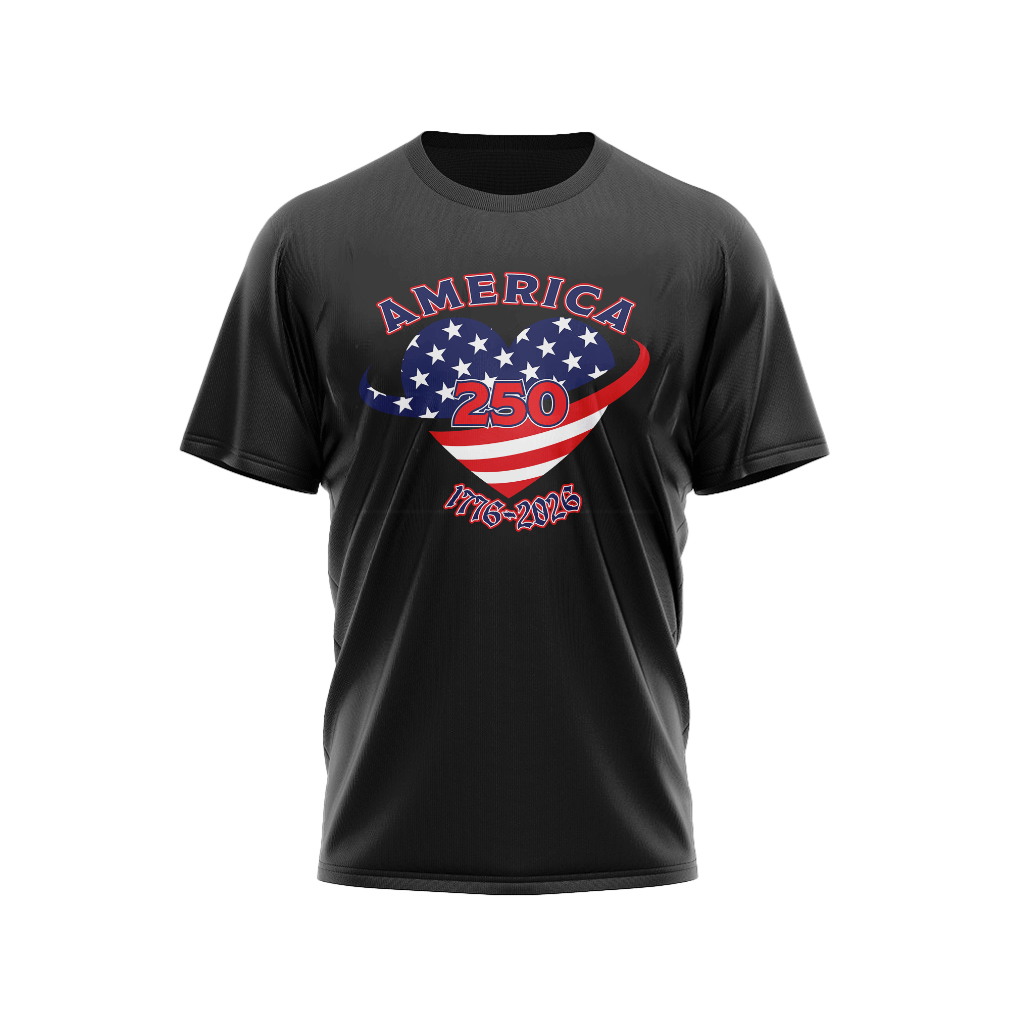 US Celebrates 250 Classic Unisex Tee - HEART - US Celebrates 250