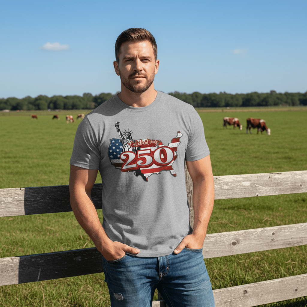 US Celebrates 250 Classic Unisex Tee - LBRT MAP - US Celebrates 250