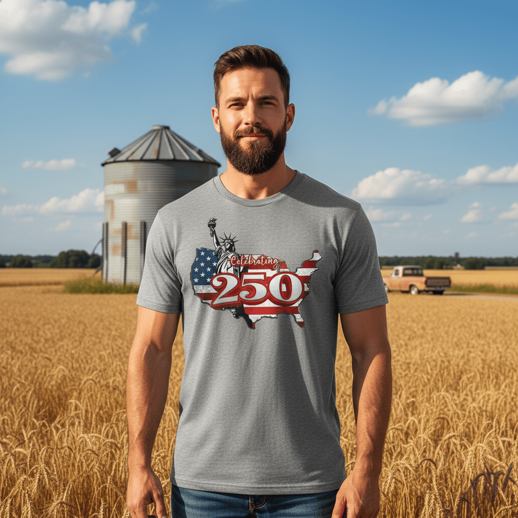 US Celebrates 250 Classic Unisex Tee - LBRT MAP - US Celebrates 250