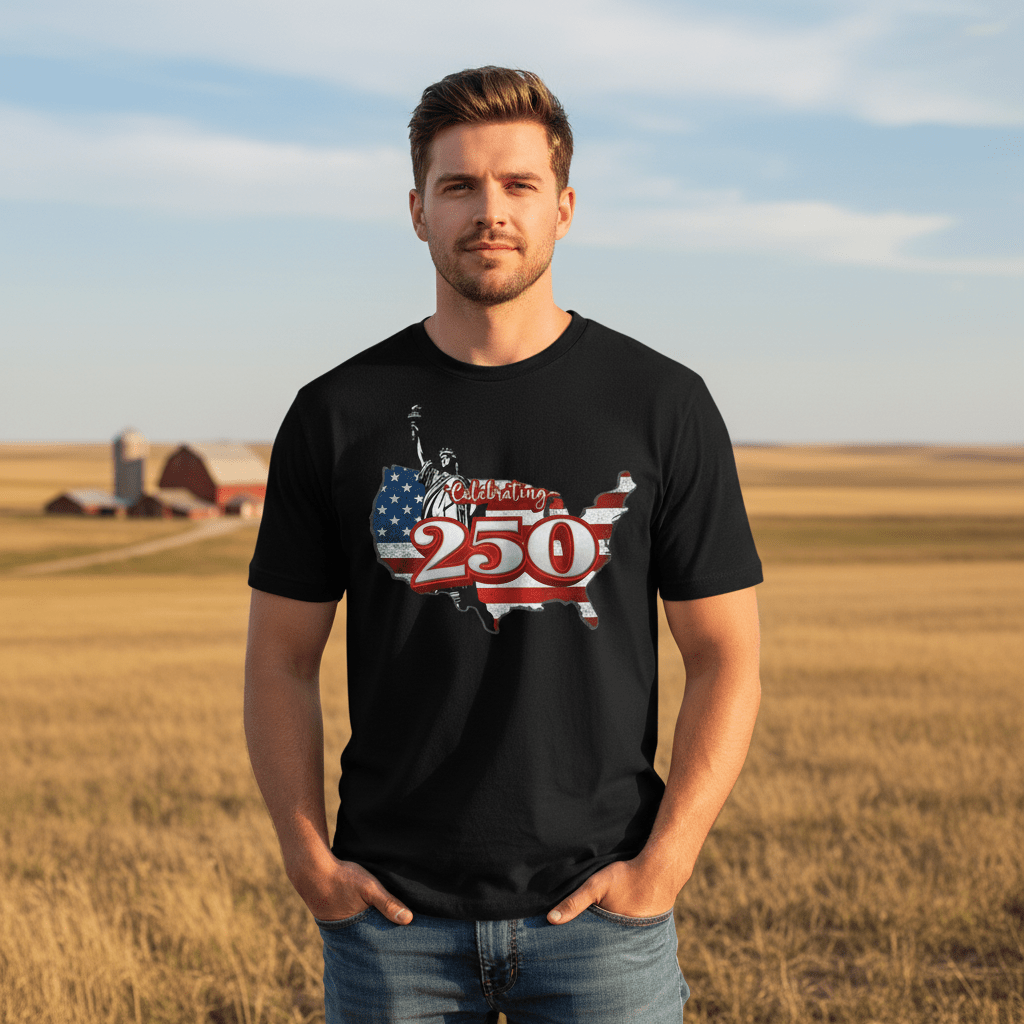 US Celebrates 250 Classic Unisex Tee - LBRT MAP - US Celebrates 250