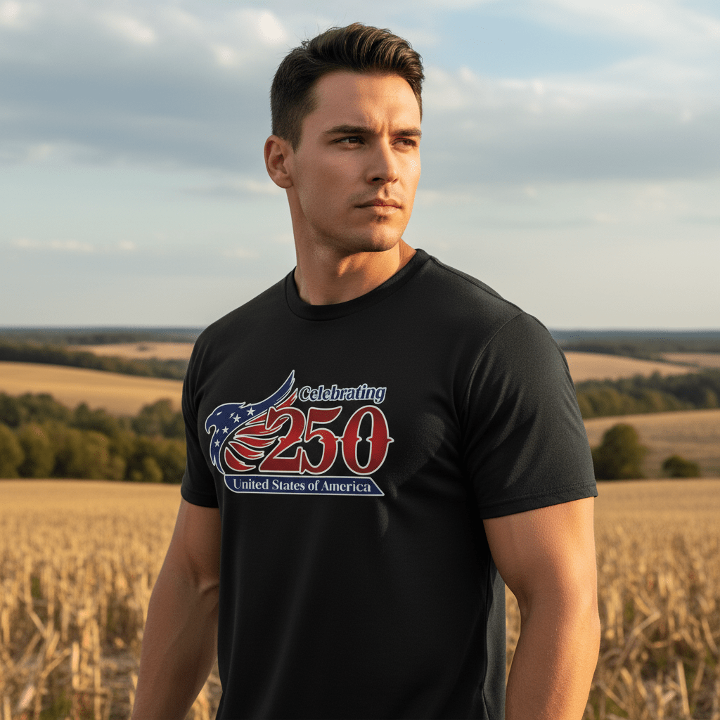 US Celebrates 250 Classic Unisex Tee - MAIN LOGO - US Celebrates 250