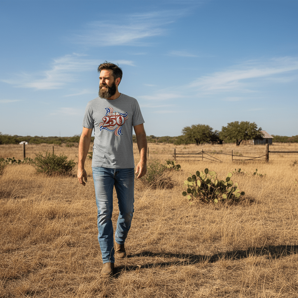 US Celebrates 250 Classic Unisex Tee - RIBBON - US Celebrates 250