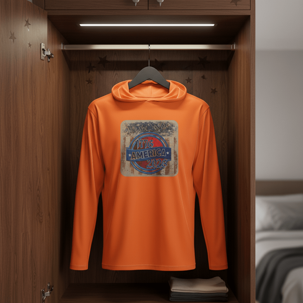 Long Sleeve Hooded Tee - 1776-2026 | Official US 250 Gear