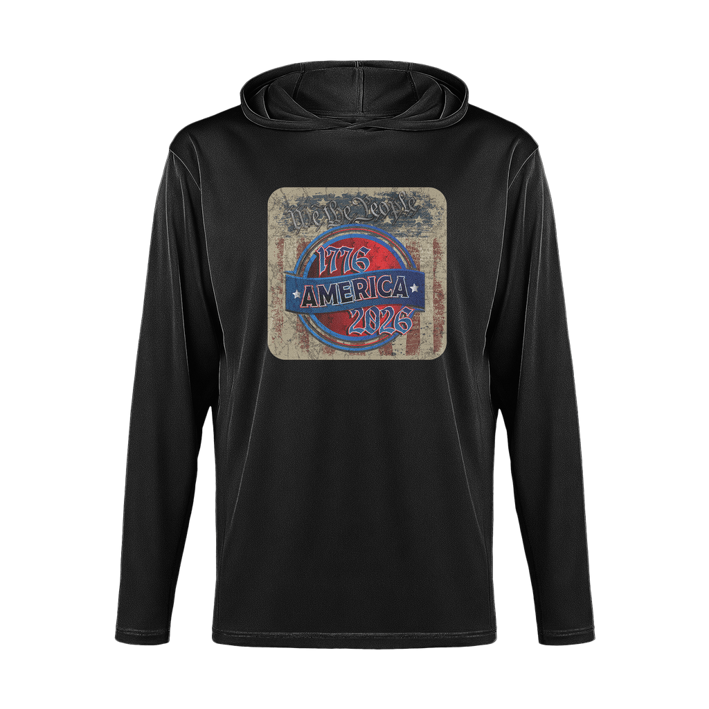 Long Sleeve Hooded Tee - 1776-2026 | Official US 250 Gear