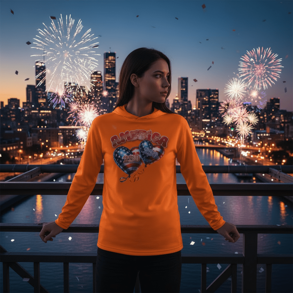 Long Sleeve Hooded Tee - BALLONS | Official US 250 Gear