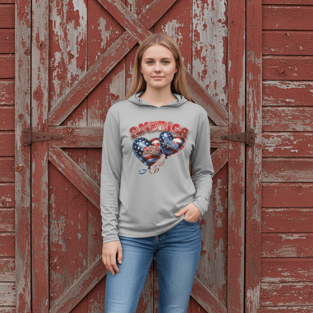 Long Sleeve Hooded Tee - BALLONS | Official US 250 Gear