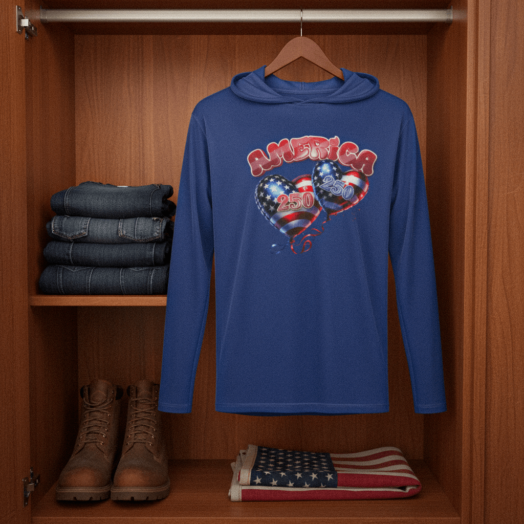 Long Sleeve Hooded Tee - BALLONS | Official US 250 Gear