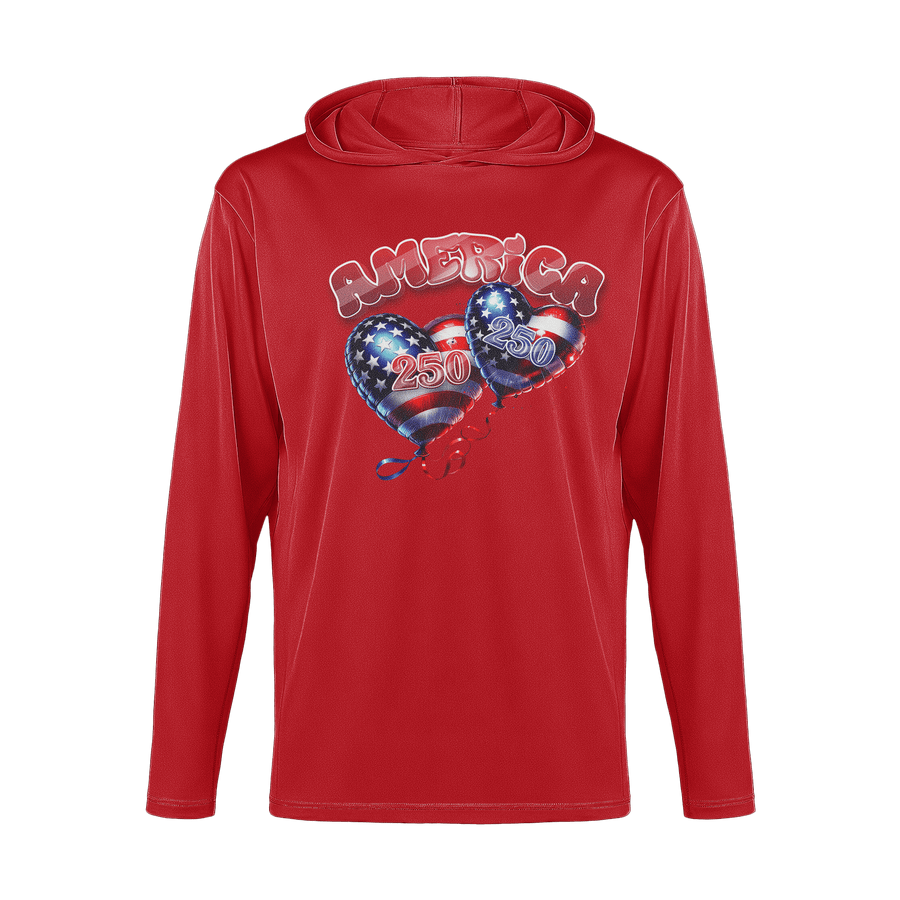 Long Sleeve Hooded Tee - BALLONS | Official US 250 Gear