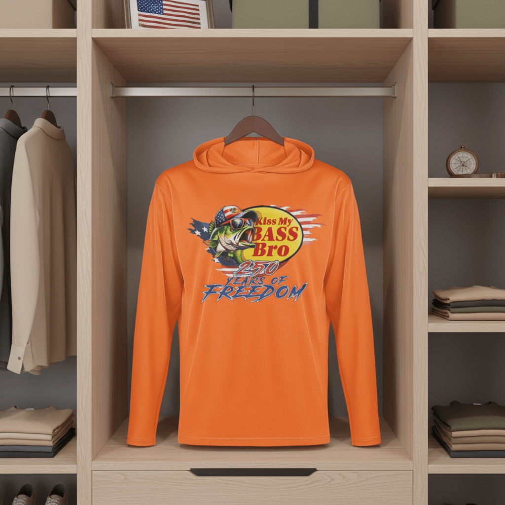 Long Sleeve Hooded Tee - BASS 250 | Official US 250 Stylish
