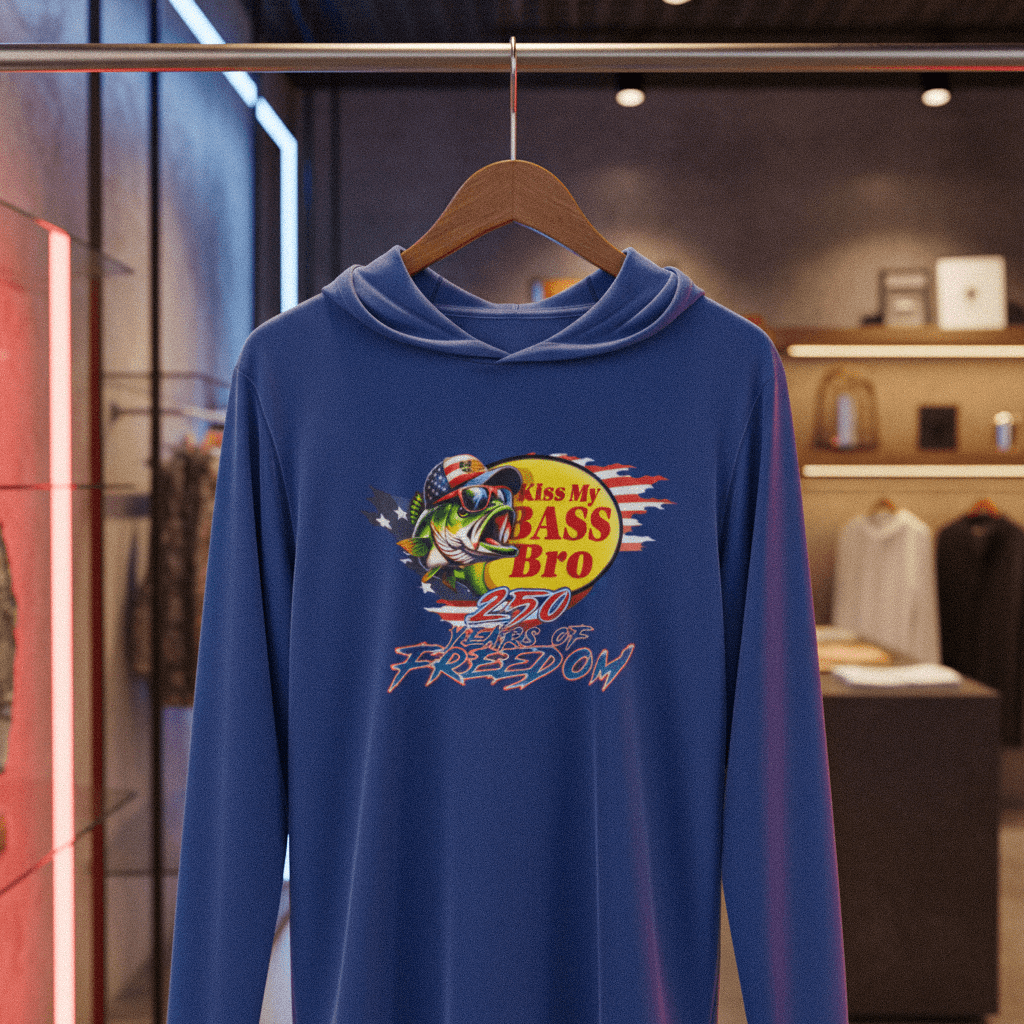 US Celebrates 250 Long Sleeve Hooded Tee - BASS 250 - US Celebrates 250