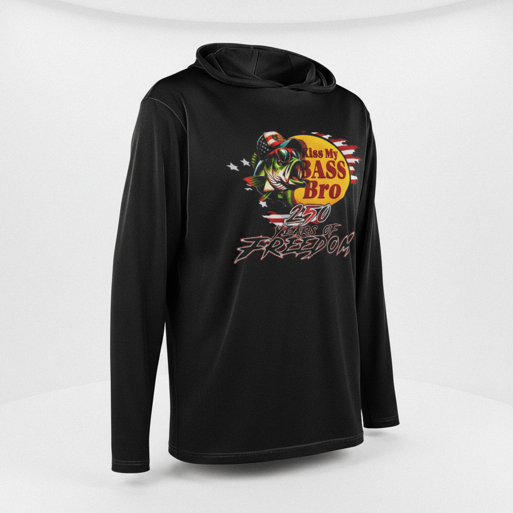 US Celebrates 250 Long Sleeve Hooded Tee - BASS 250 - US Celebrates 250