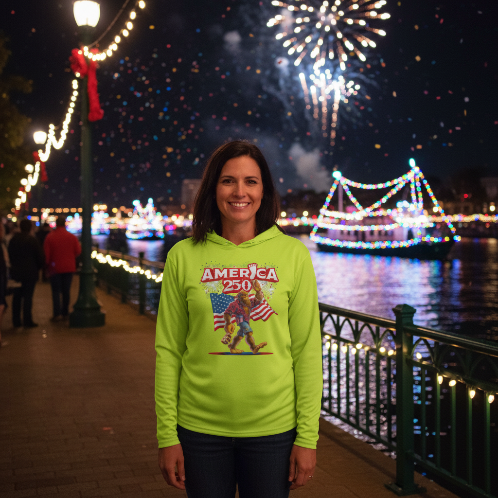 US Celebrates 250 Long Sleeve Hooded Tee - BGFT BRO - US Celebrates 250