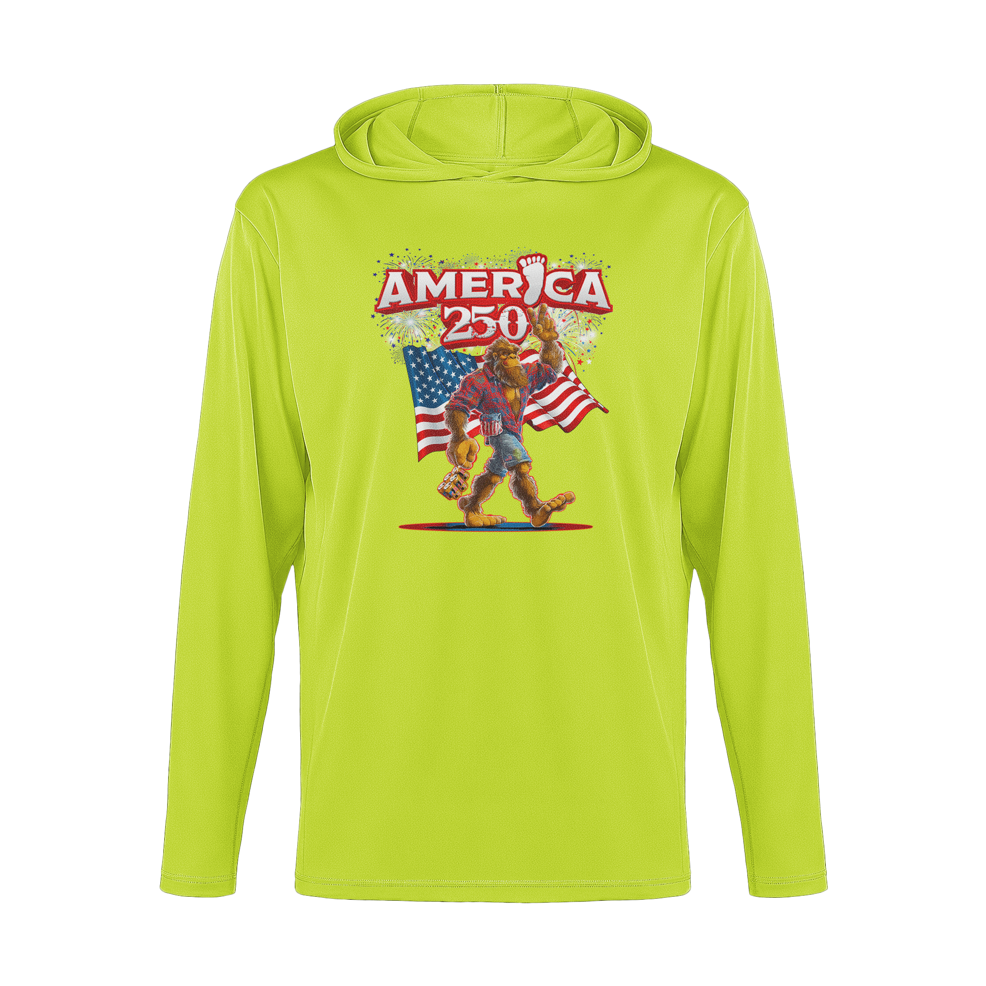 US Celebrates 250 Long Sleeve Hooded Tee - BGFT BRO - US Celebrates 250