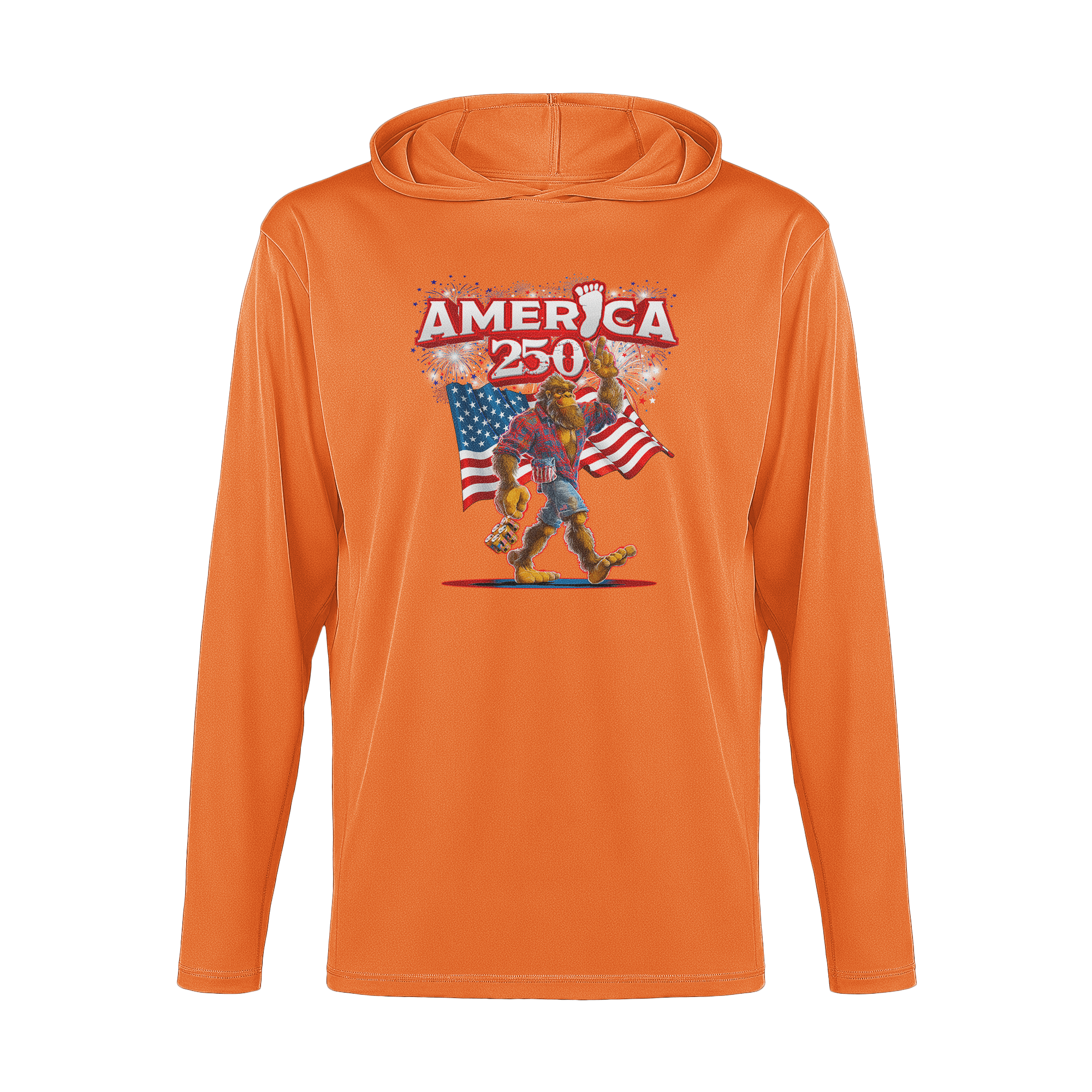 US Celebrates 250 Long Sleeve Hooded Tee - BGFT BRO - US Celebrates 250