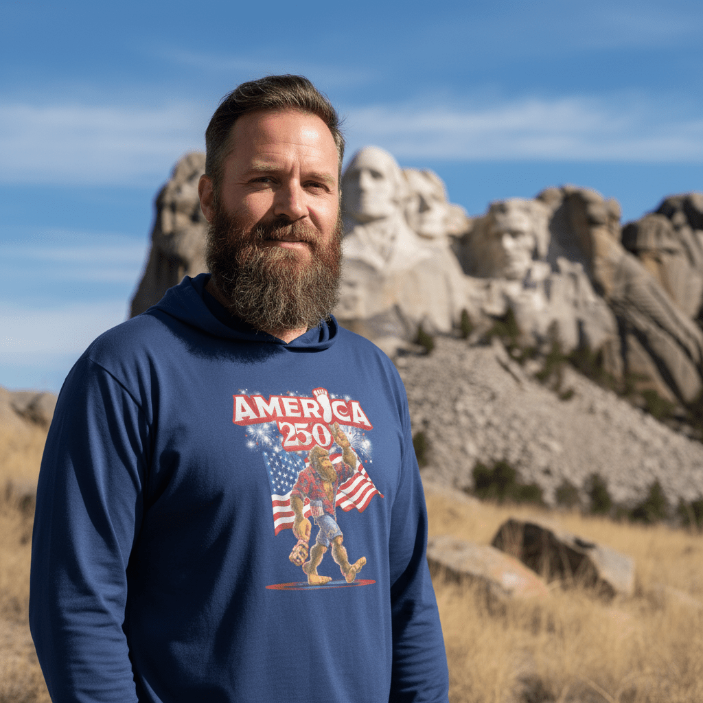 US Celebrates 250 Long Sleeve Hooded Tee - BGFT BRO - US Celebrates 250