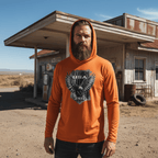 US Celebrates 250 Long Sleeve Hooded Tee - BLK EAGLE - US Celebrates 250