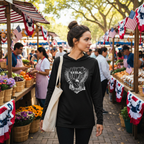 US Celebrates 250 Long Sleeve Hooded Tee - BLK EAGLE - US Celebrates 250