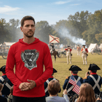 US Celebrates 250 Long Sleeve Hooded Tee - BLK EAGLE - US Celebrates 250