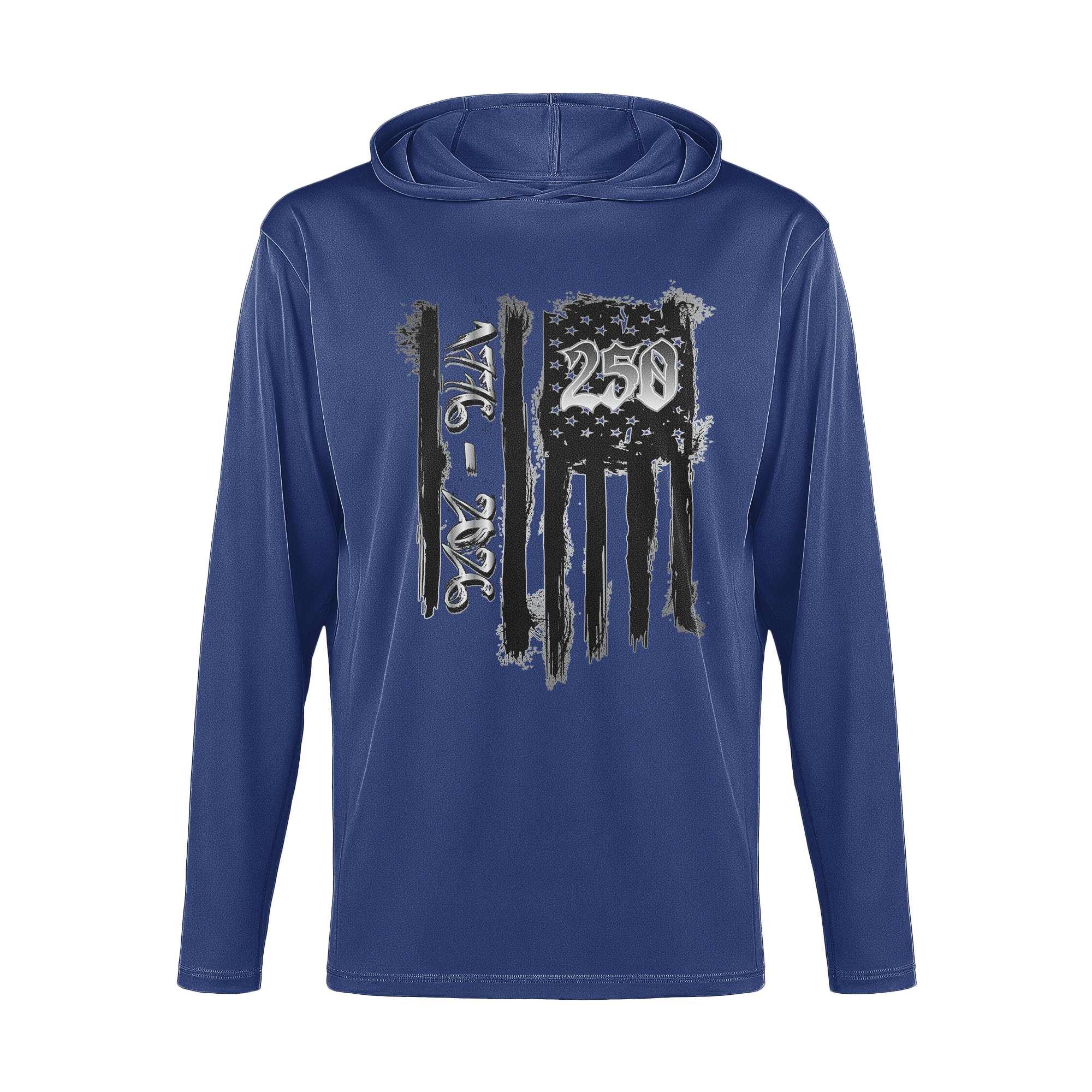 US Celebrates 250 Long Sleeve Hooded Tee - BRUNGE - B - US Celebrates 250