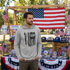 US Celebrates 250 Long Sleeve Hooded Tee - BRUNGE - B - US Celebrates 250