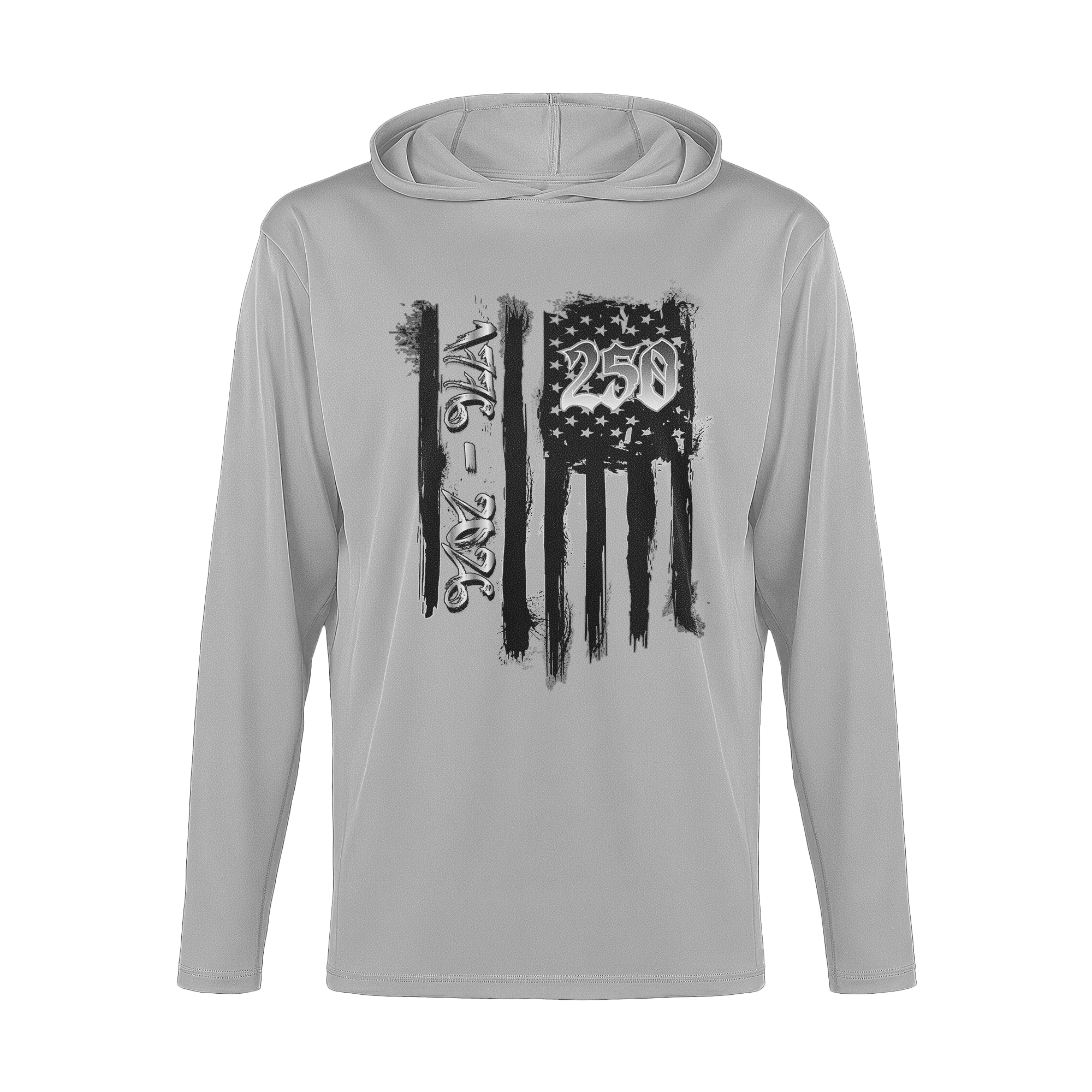 US Celebrates 250 Long Sleeve Hooded Tee - BRUNGE - B - US Celebrates 250