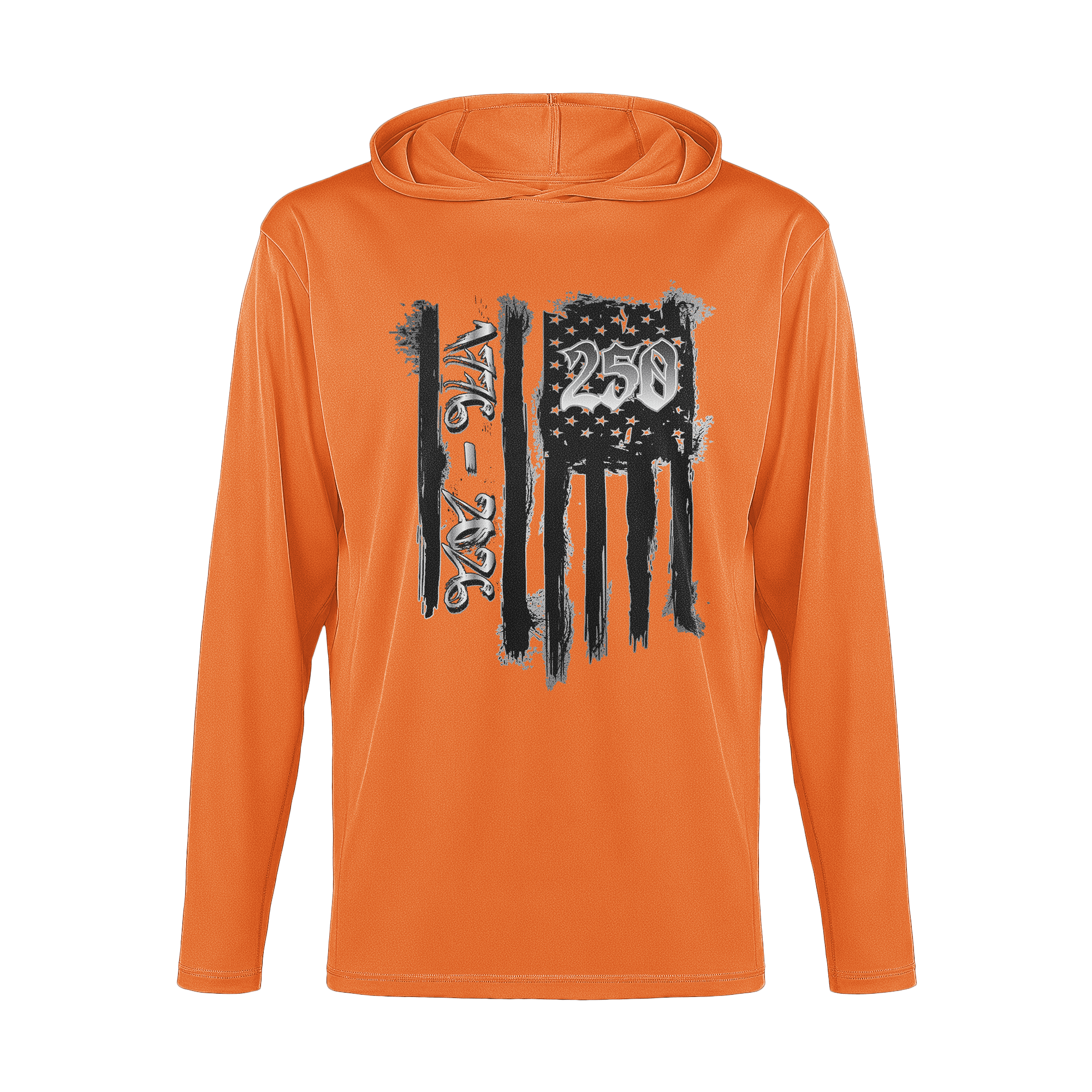 US Celebrates 250 Long Sleeve Hooded Tee - BRUNGE - B - US Celebrates 250