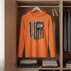 US Celebrates 250 Long Sleeve Hooded Tee - BRUNGE - B - US Celebrates 250