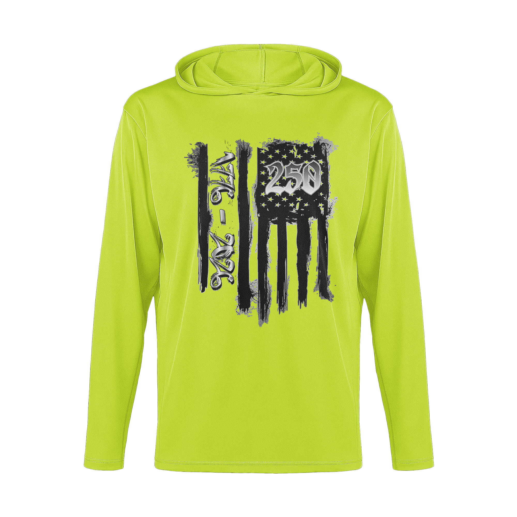 US Celebrates 250 Long Sleeve Hooded Tee - BRUNGE - B - US Celebrates 250